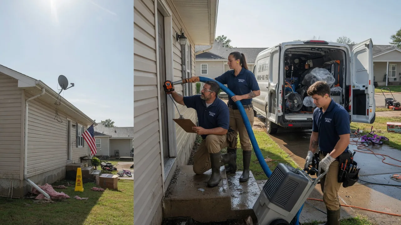 Ceiling Water Damage Restoration in Rockport, IL near me